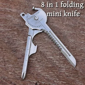 8-in-1 Keychain Multitool