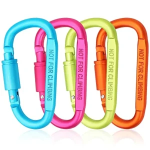 Aluminum Locking Carabiner Set