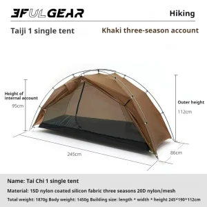Lightweight Single-Person Tent