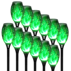 Solar Flame Garden Light